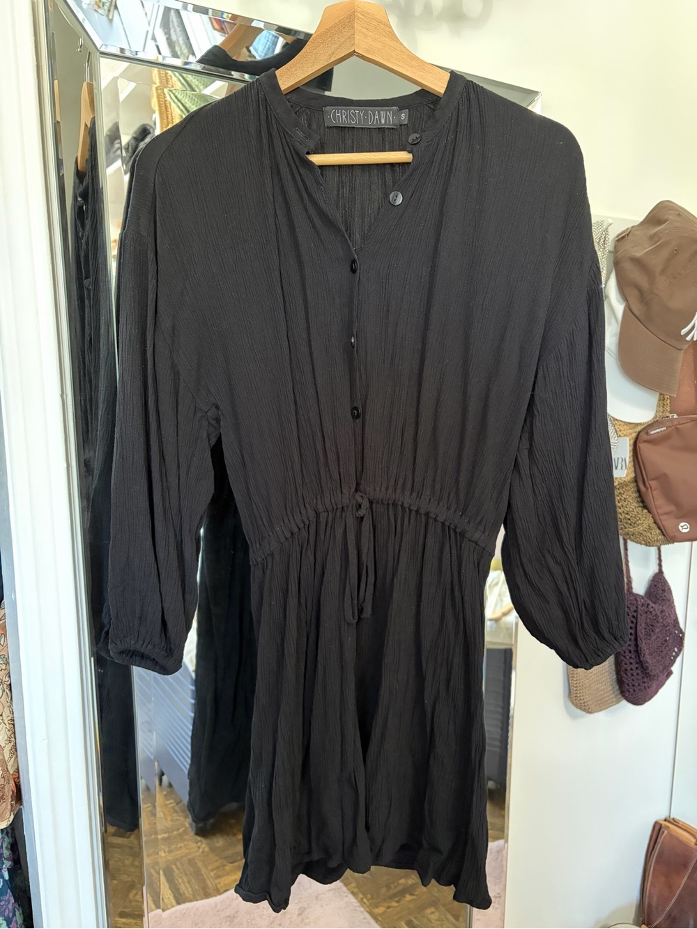 CHRISTY DAWN black mini dress
